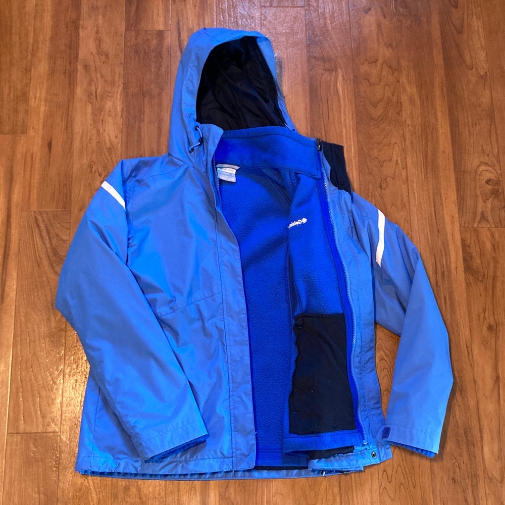 Columbia Women’s Interchange Windbreaker and Fleece Size Medium - Picture 7 of 11
